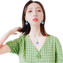 Multicolor Heart Pendant Glass Butterfly Beads Crystal Star Charms For Women Jewelry Making DIY Necklaces Earring Findings