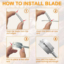 Walfos Bread Lame New European Bread Arc Curved Bread Knife Western-style Baguette Cutting French Toas Cutter Tools