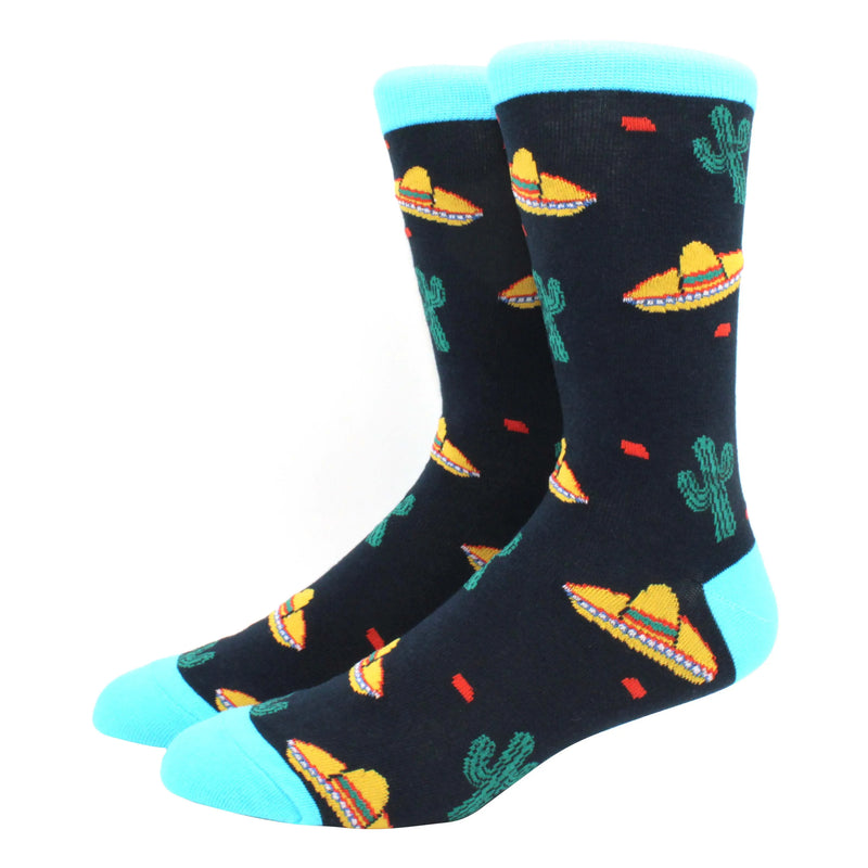 2024 New Hiphop Cotton Men Socks Harajuku Happy Funny animal Flamingo penguin chili Dress Socks for Male Wedding Christmas Gift