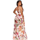 Floral Print Mesh See Through 2021 Summer Long Dress For Women Spaghetti Strap Ruched Summer Sexy Beach Maxi Dress S-XXL