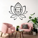 New Buddha Art Vinyl Wall Stickers Wallpaper For Living Room Home Decorative Religious Wall Decals Sticker Mural Wall Decor