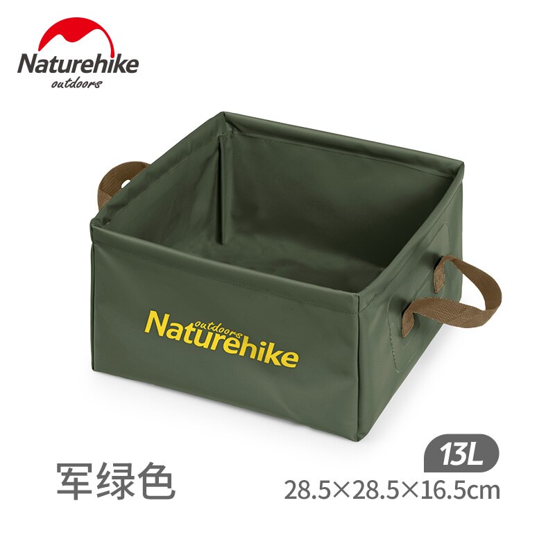 Naturehike Outdoor collapsible square bucket large capacity portable storage bucket home travel bucket