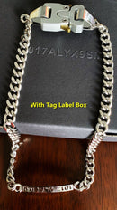 2020 ALYX 4 Buckle Halsketten Herren Damen 1017 ALYX 9SM Halskette Edelstahl Abnehmbar Dual-Use Made In Austria 1:1 Version
