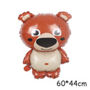 Cute Animal Foil Balloons Rabbit Fox Helium Balloon Happy Birthday Party Decorations Inflatable Baby Shower Children's day  Toys