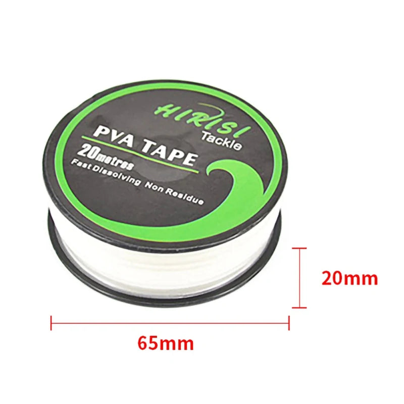 1pc PVA Tape Fast Water Dissolving Carp Fishing Tools Water-soluble Film Boilie Stringer Fishing Feeder Fishing Accessories