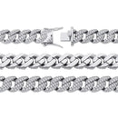 JINAO NEW 9mm Necklace High Quality Miami Iced Micro Pave Cubic Zirconia Necklace Hip Hop Fashion Men and Women Jewelry For Gift