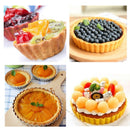 Non-Stick Tart Quiche Flan Pan Molds Pastry Cake Pizza Removable Loose Bottom Round Bread Cream Fondant Dessert Bakeware Tools