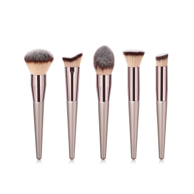 FLD 5/10pcs Super Soft Desiger Makeup Brushes Foundation Powder Blush Eyeshadow Blending Cosmetic Set Tools Brochas Maquillaje