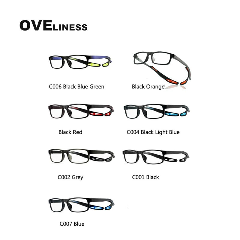Fashion Sport Glasses Frame Men Optical basketball men's eyeglasses frames Myopia Prescription glasses tr90 eyewear Spectacles