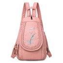 Hochwertiger Rucksack für Damen 2020 Neuer weißer Lederrucksack Schultasche für Teenager-Mädchen Weiblicher Reiserucksack Mochila