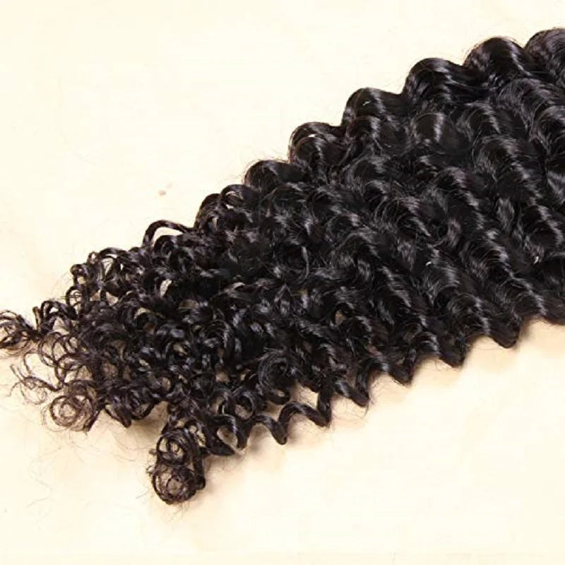 Pre Bonded Flat Tip Human Hair Extension Brazilian Remy Hair Loose Curly Keratin Fusion Flat Tip Hair Black Brown Color #2 #4