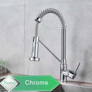 Rozin Matte Black Kitchen Faucet Deck Mounted Mixer Tap 360 Degree Rotation Stream Sprayer Nozzle Kitchen Sink Hot Cold Taps