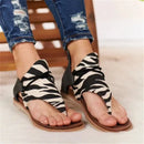 2021 Fashion New Women Sandals Elegant Leopard Print Comfortable Boho Style Female Sandals Cover Heel Lady Casual Shoes Sandals