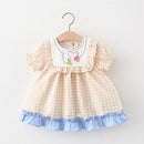 Melario Children's Clothing Baby Girl Clothes Summer Party Clothing for Girls Dress Cherry Dot Princess Dresses Bow Hat Outfits