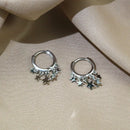 925 Sterling Silber Quaste Stern Ohrstecker für Damen Hochzeit Schmuck Weiblich pendientes mujer moda aretes de mujer