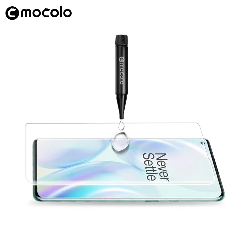 2Pcs Mocolo UV Full Screen Tempered Glass Film On For One Plus Oneplus 7 7t 8 9 10 11 12 12r Pro Oneplus12 Oneplus11 Protector