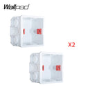 Wallpad Adjustable Fireproof Junction Box | 86x86mm Concrete Wiring Cassette