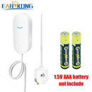 EARYKONG Tuya WiFi Water Leakage Sensor Independent Liquid Leak Alarm 4 Versions Available Easy Installation