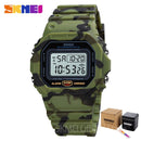SKMEI Multifunctional Digital Sport Watch Men 2 Time Count Down Mens Wristwatches Fashion Retro Male Watches reloj hombre 1628