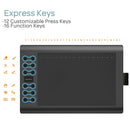 GAOMON M106K PRO 10'' Graphics Drawing Tablet with 8192 Levels Tilt Supported Battery-free Art Stylus for Windows/Mac/Android OS