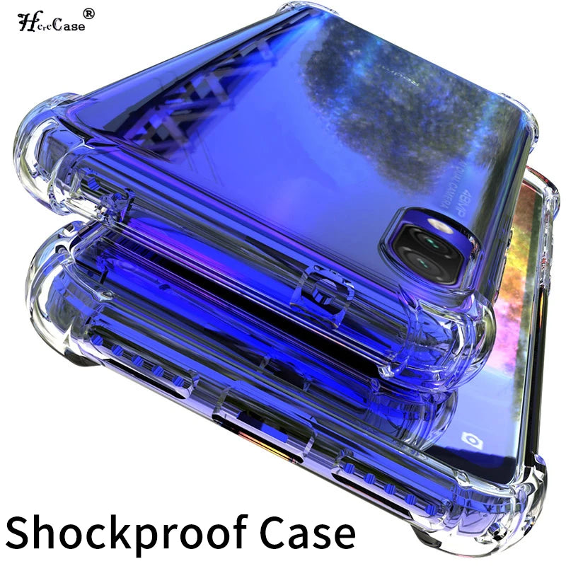 Note10 Pro Anti-Shock Soft Clear Silicone TPU Cover Case For SAMSUNG GALAXY S21 S20 S10 5G S10E PLUS Phone Case Tansparent Cover