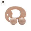 Let's Make Wooden Baby Toys 0 12 Month 1PC Toys For Babies Beech Car Hedgehog Elephant Educational Infants Developmental Newborn