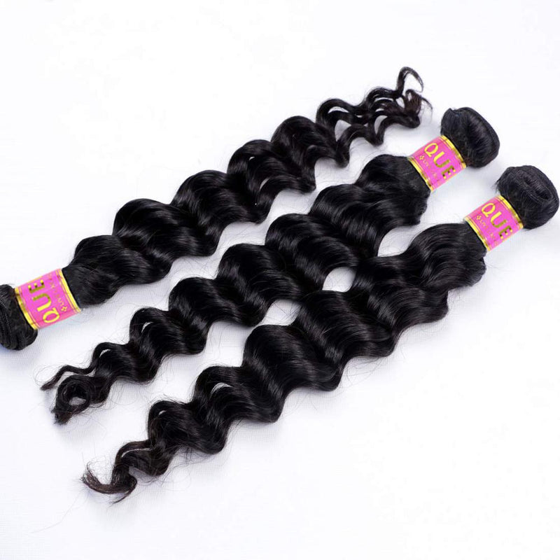 30 32 40 Inch Loose Deep Wave Bundles Peruvian Human Hair Bundles 1/3/4 PCS Wet and Wavy Human Hair Extensions Curly Hair Bundle