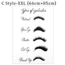 Eyelash decoration painting salon store decoration Eyelash extension technician instruction poster Wall Art Picture Decor