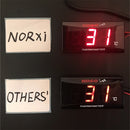 Motorcycle KOSO Water Temperature Mini Meter For XMAX250 300 NMAX CB 400 CB500X Sensor thermomete Temp gauges Scooter Racing