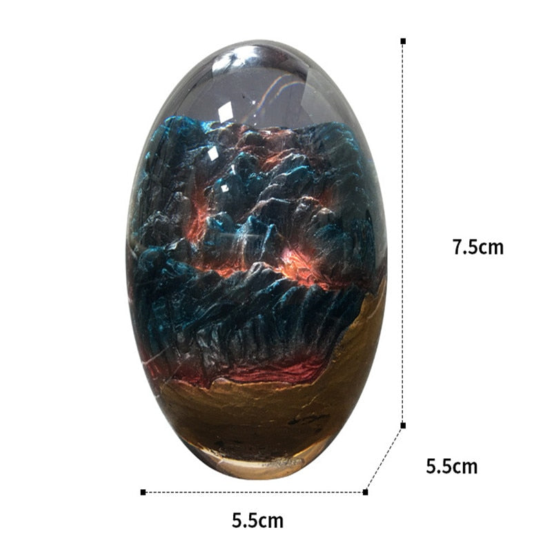 Crystal Lava Dragon Egg Ornamental Collection Decor Dinosaur Egg Statue Resin Dragon Egg Minerale Gemstone Home Decoration