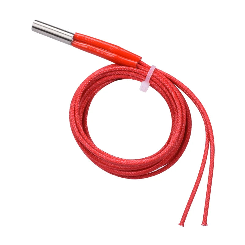 3D Printer Parts Cartridge Heater 12V 24V 40W 30W 6x20 Reprap Cable 100cm For J head Hotend V6 MK8 PT100 Heat Block