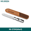 MR.GREEN Doppelseitige Nagelfeilen aus Edelstahl Maniküre Pediküre Pflege für professionelle Finger- und Zehennagelpflegewerkzeuge