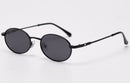 Peekaboo retro oval glasses men uv400 high quality gold small sunglasses women metal 2021 yellow red hot-selling