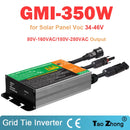 Y&H Solar Inverter 350W 300W 500W 600W 700W MPPT Solar PV Grid Tie Micro Inverter GMI series Input 26-46V DC Output 110V-240V