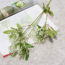 White Leucospermum Artificial Flowers Long Branch Fake Flower Plastic Flowers for Wedding Decoration Garden Outdoor High Quality