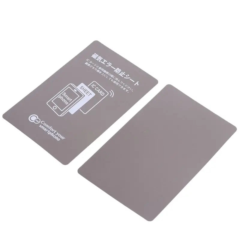 2022 New Grey Anti-Metal Magnetic NFC Sticker Paster for iphone Cell Phone Bus Access Control Card IC Card Protection Supplies