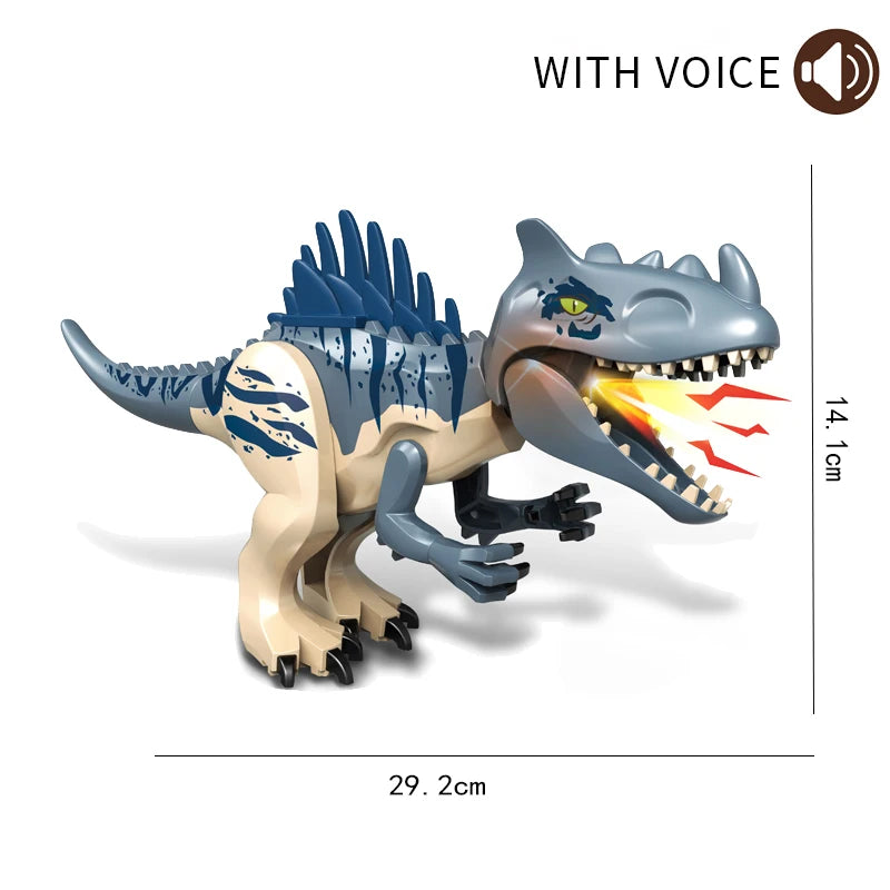 Brutal Raptor Building Jurassic Blocks World 2 MINI Dinosaur Figures Bricks Dino Toys For Children Dinosaurios Christmas