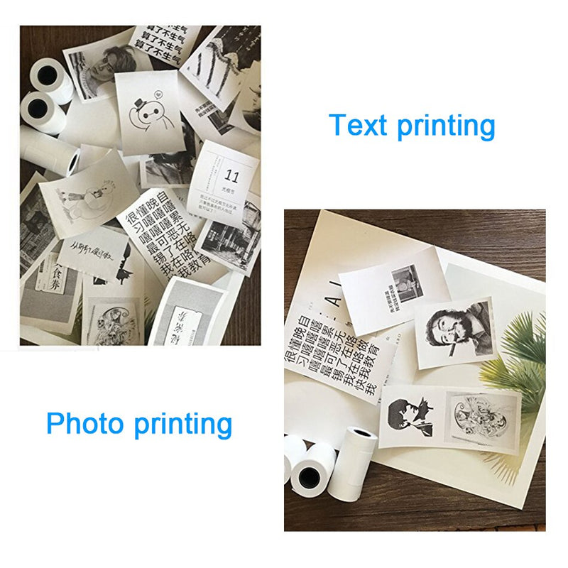 Peripage A6 MIni  Photo Printer Portable Thermal  Pocket  Printer Inkless 203dpi  Wireless Bluetooth PC IOS Android Soft Case