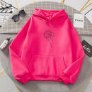 Plus Samt-Sweatshirts Damen Weiß Damen-Kleid mit Kapuze Hoodies Damen Langarm Casual Kapuzenpullover Oversized Pullover Tops