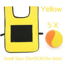 Outdoor-Sportspiel Requisiten Weste Klebrige Trikot-Weste Spielweste Weste mit klebrigen Ballwurf-Spielzeugen für Kinder Sportspielzeug