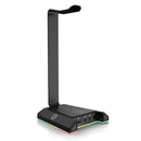 EKSA W1 Gaming Headset-Ständer mit 7.1 Surround/2 USB- und 3,5-mm-Anschlüssen RGB Kopfhörerhalter für Gamer Gaming PC Zubehör Schreibtisch