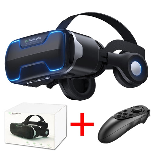 G02ED VR shinecon 8.0 Standard edition and headset version virtual reality 3D VR glasses headset helmets Optional controlle