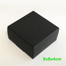 24Pcs Black Cardboard Packaging Boxes  Jewelry  Boxes Multiple Sizes Aircraft Gift Box Black Handmade Soap Packaging Boxes