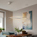 Modern led pendant lights for dining room bar shop hanging Pendant lamp living room office home deco 90-260V Matte Black/White