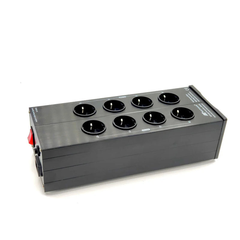 MATIHUR M-TR80  Audio Noise AC Power Filter Power Conditioner Power Purifier Surge Protection with EU Outlets Power Strip