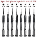 Professional Maintenance Screwdriver Y0.6 Y1.5 Y2.0 Pentalobe 0.8 T2 Bits Screwdrivers Set P5 FOR NS Apple Macbook Air
