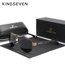 KINGSEVEN 2022 Official Debut Sunglasses Men Polarized Gradient Sun glasses Women Acetate Wire-Core Temples Pilot Eyewear N7777
