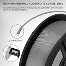 SUNLU PETG/ABS/SILK/TPU/PLA Filament 1 Rolle 1,75 mm FDM 3D-Druckermaterial mit hoher Festigkeit 100 % blasenfreies Filament für 3D-Stift