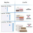 Vacuum Storage Bags  More Space Save Compression Travel Seal Zipper Wardrobe Organizer For Clothes Pillows Bedding Blanket