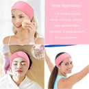 3 Stück Verstellbares Stirnband mit 1 Maskenpinsel Yoga Spa Bad Dusche Make-up Gesichtsreinigung Kosmetik-Stirnband Make-up Zubehör